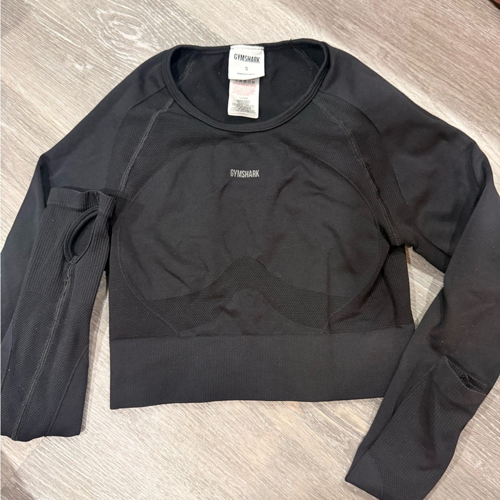 Gymshark Women's Black Crop Top